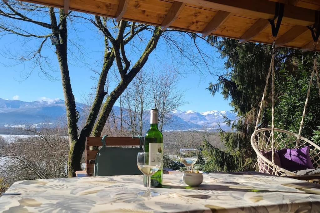 Cabane Dans Les Bois Avec Vue Sur Les Pyrenees Saint-Laurent-de-Neste Exterior photo